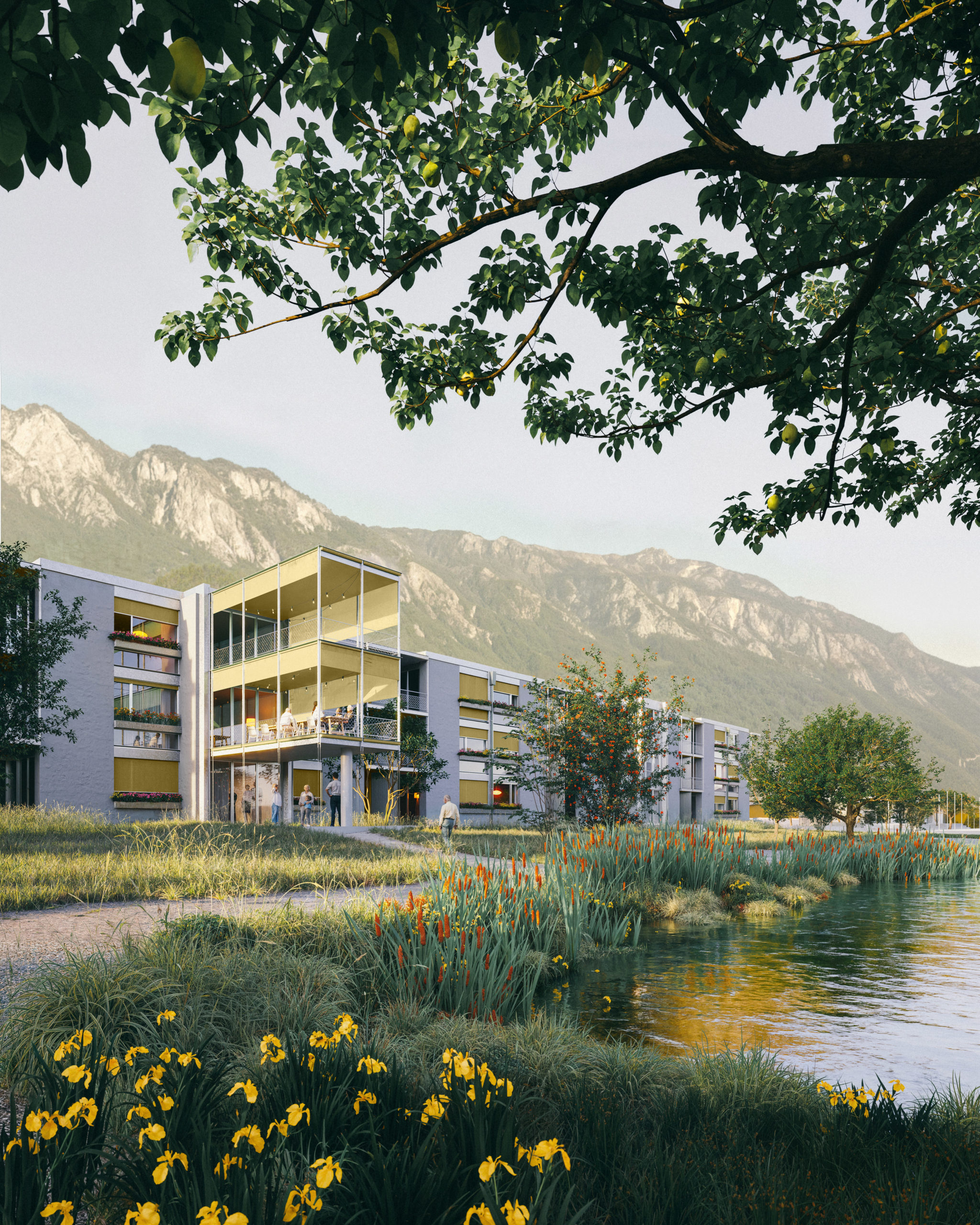 appartements protégés et uape | collombey | image extérieure