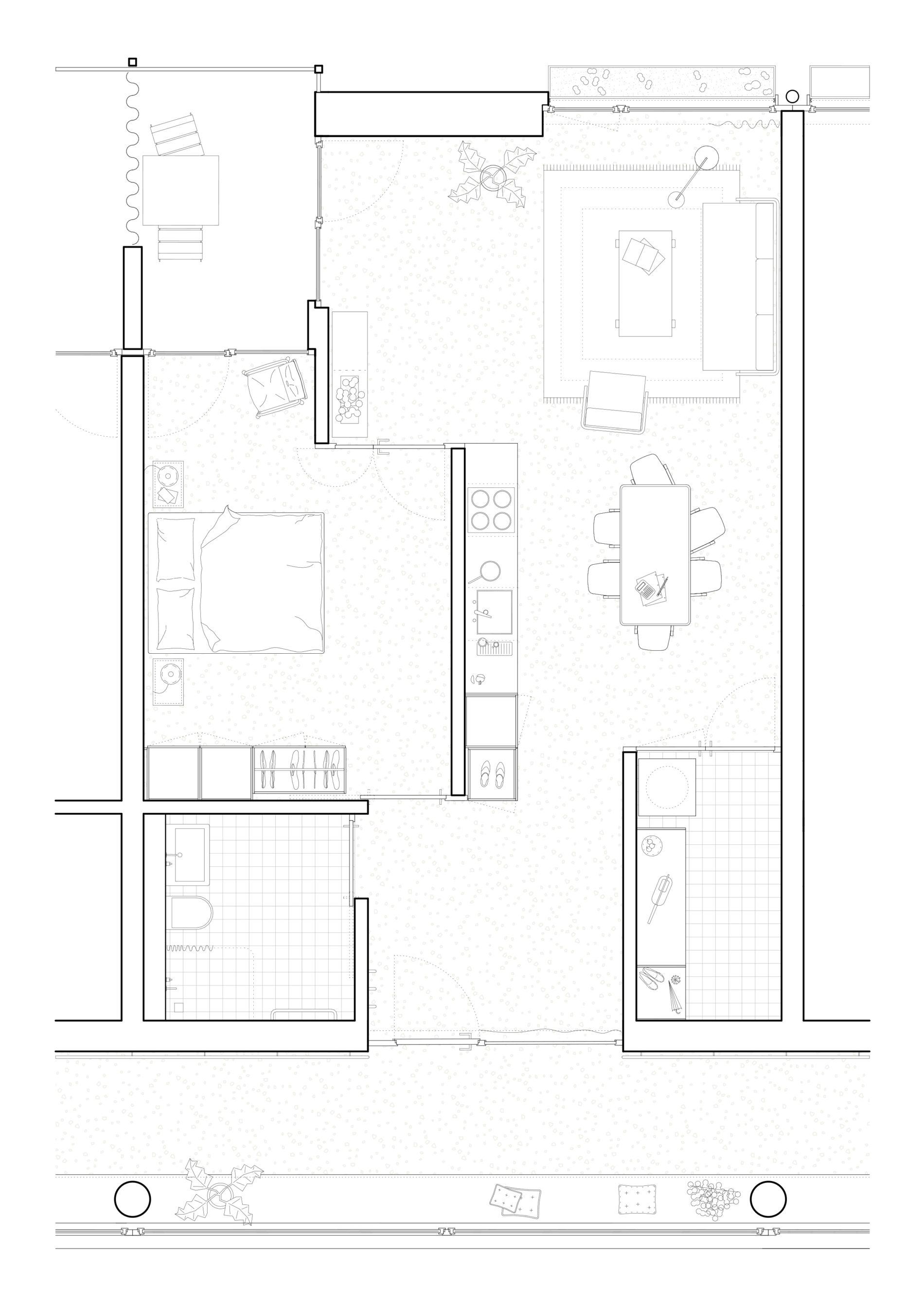 appartements protégés | muraz | appartement type
