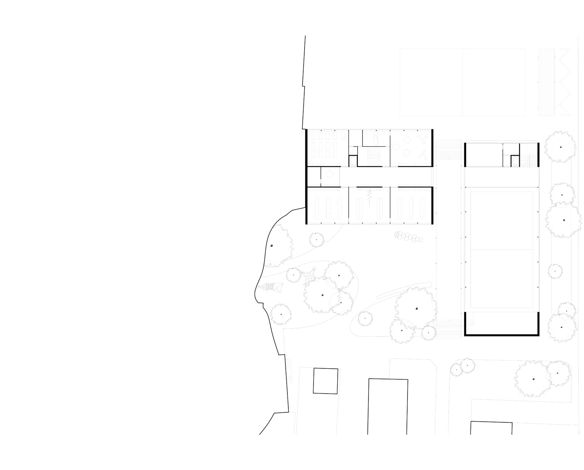 centre scolaire | evionnaz | rez supérieur