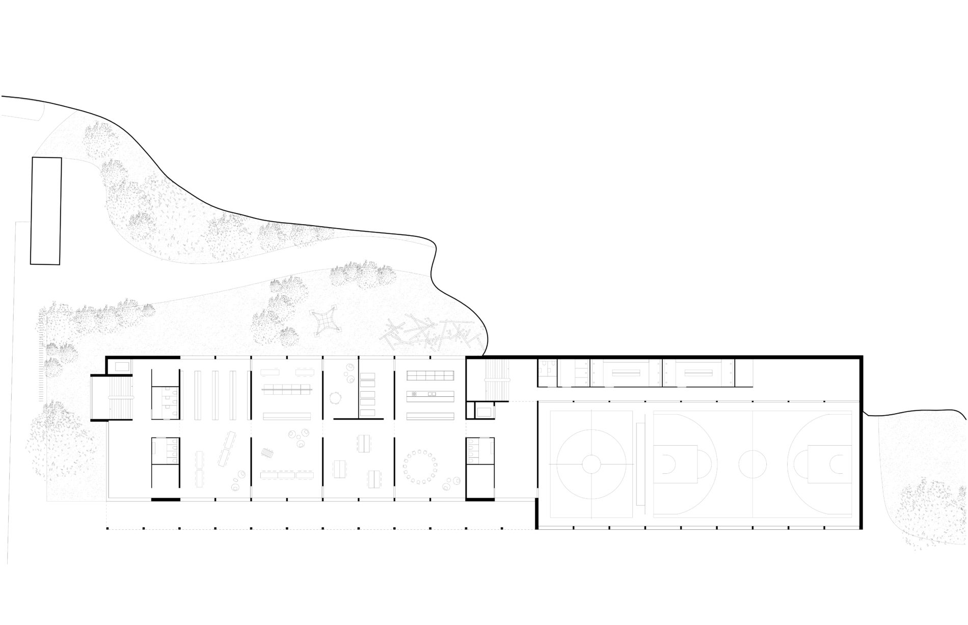 centre scolaire et uape | martigny | rez inférieur