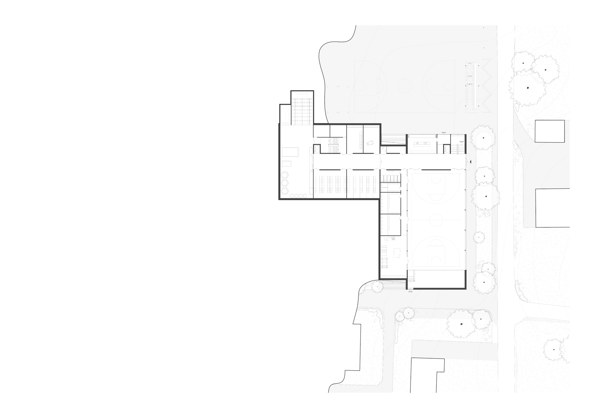 centre scolaire | evionnaz | rez inférieur