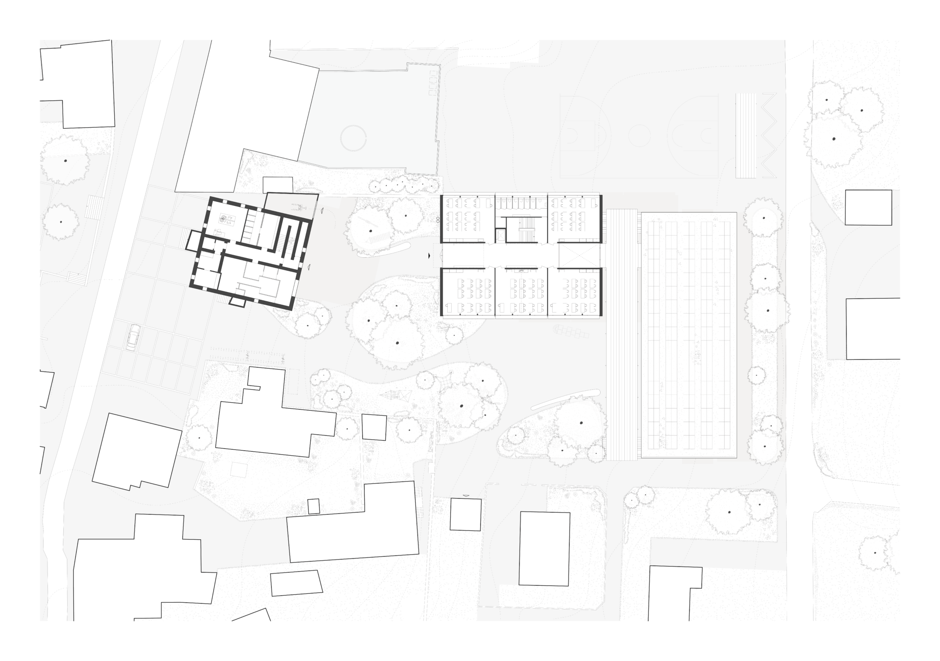 centre scolaire | evionnaz | étage